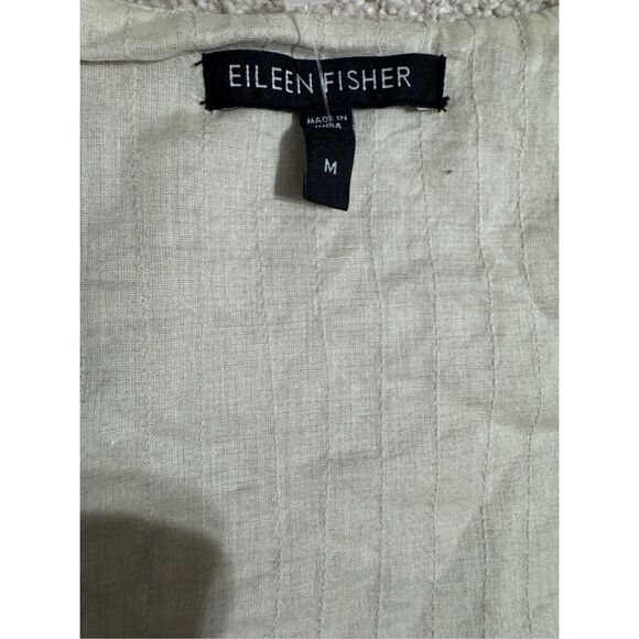 Eileen Fisher MATKA Sequin Encrusted Silk Vest Women Womens Size M Luxury Night - Picture 13 of 13